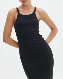 Cotton High Neck Maxi Dress 29 Cotton High Neck Maxi Dress -Outlet Glassons Store harriet high neck black imageback dl120072cot