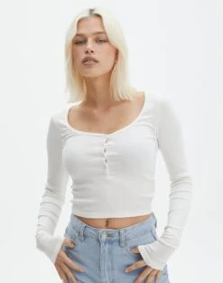 Cotton Longline Sweat Short 37 Cotton Longline Sweat Short -Outlet Glassons Store harrison henley longsleeve milk front tl114637ocot