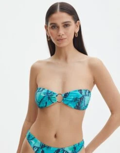Printed Balconette Thin Strap Bikini Top 33 Printed Balconette Thin Strap Bikini Top -Outlet Glassons Store harvey hardwear bandaue mystic butterflies front ga128328rmsb 3