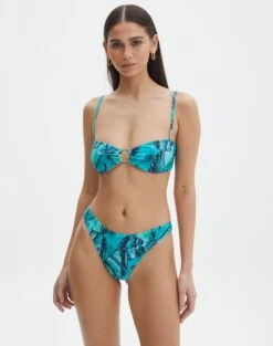 Printed Thong Bikini Bottom -Outlet Glassons Store harvey hardwear bandaue mystic butterflies full ga128328rmsb 3