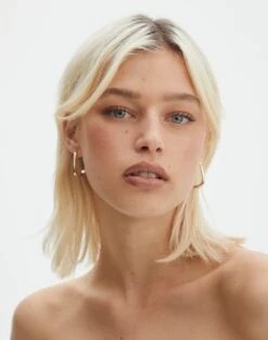 Sheer Backless Long Sleeve Crop Top -Outlet Glassons Store heidi hoops gold front je55393ear