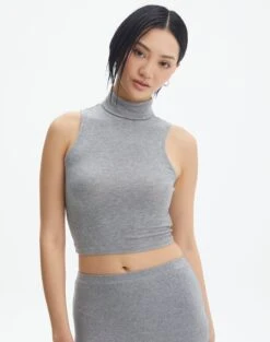 Off The Shoulder Crop Top 24 Off The Shoulder Crop Top -Outlet Glassons Store henderson high neck crop top heather marle front tv83436mod 1