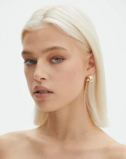 Knit Off The Shoulder Crop Top 37 Knit Off The Shoulder Crop Top -Outlet Glassons Store homer plated half hoop gold front je144634ear 9