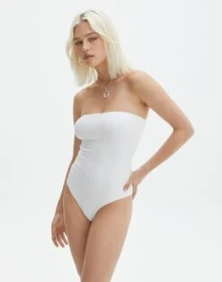 Supersoft Strapless Bodysuit 36 Supersoft Strapless Bodysuit -Outlet Glassons Store honey strapless bodysuit white detail tb145525pch