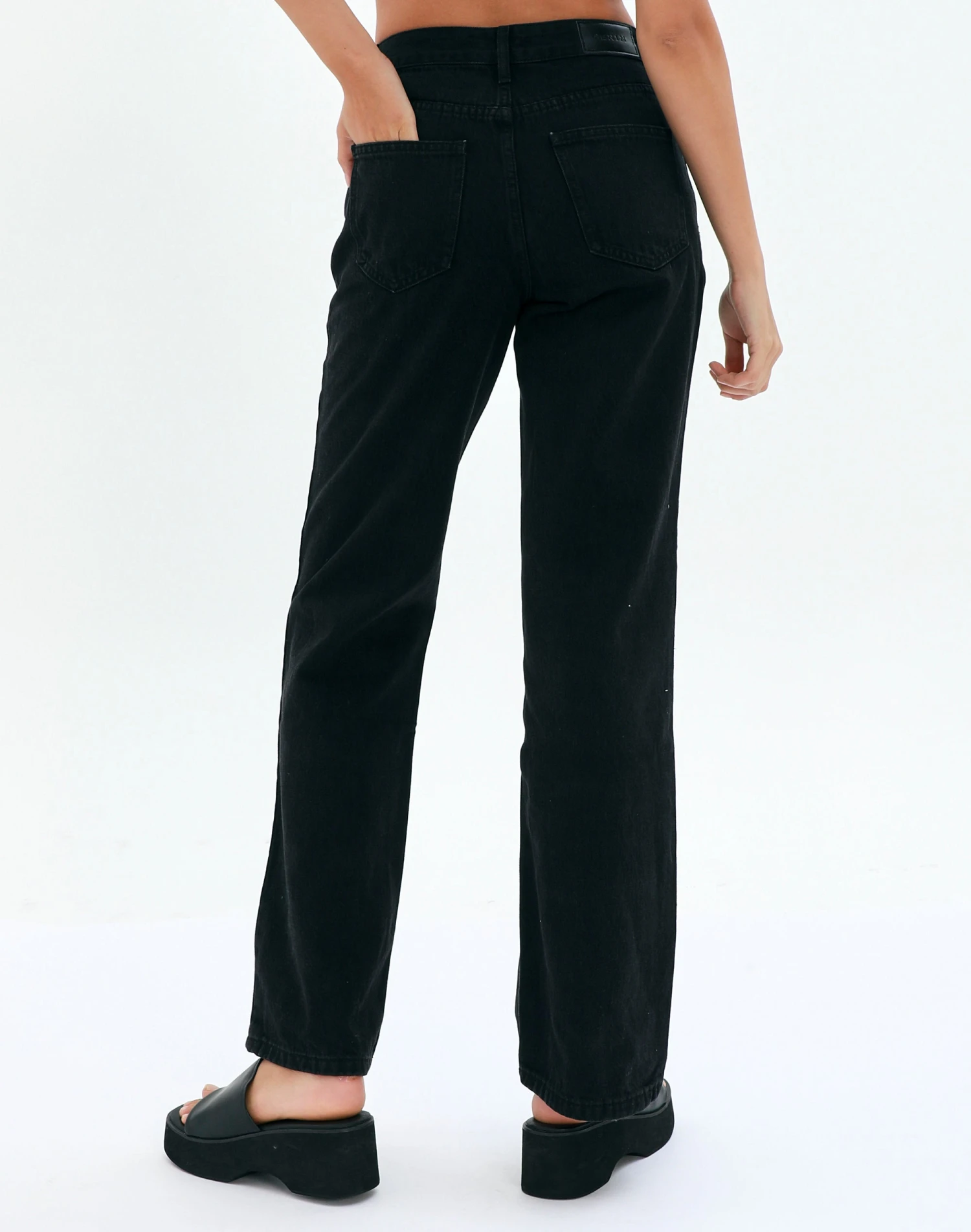 High Rise Straight Leg Jean 6 High Rise Straight Leg Jean - Image 4