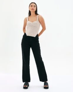 Outlet Glassons Store -Outlet Glassons Store huko high rise jean washed black full jd80130rdnm