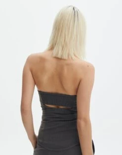 Tailored Strapless Corset Top 25 Tailored Strapless Corset Top -Outlet Glassons Store iver tailored corset charcoal back bv127594pln