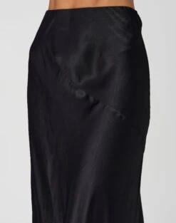 Satin Maxi Skirt 25 Satin Maxi Skirt -Outlet Glassons Store ivy panelled satin maxi skirt black imageback sl116240vis