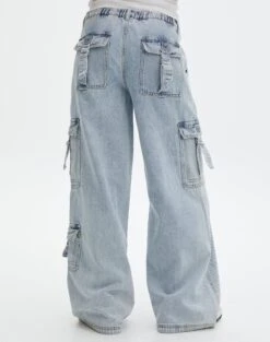 Mid Rise Baggy Cargo Jean -Outlet Glassons Store jasper cargo jean bryce light wash back jd90676dnm