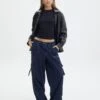 Mid Rise Baggy Cargo Jean 2 Mid Rise Baggy Cargo Jean -Outlet Glassons Store jasper cargo jean super indigo front jd90676dnm