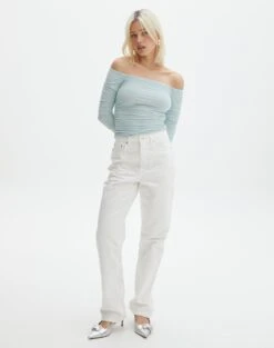 High Rise Wide Leg Cargo Pant 40 High Rise Wide Leg Cargo Pant -Outlet Glassons Store jewel jean milk front jd119687rdnm 4