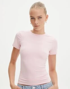 Halter Neck Satin Corset -Outlet Glassons Store kimmy t shirt pink panther front ts55072pln 9