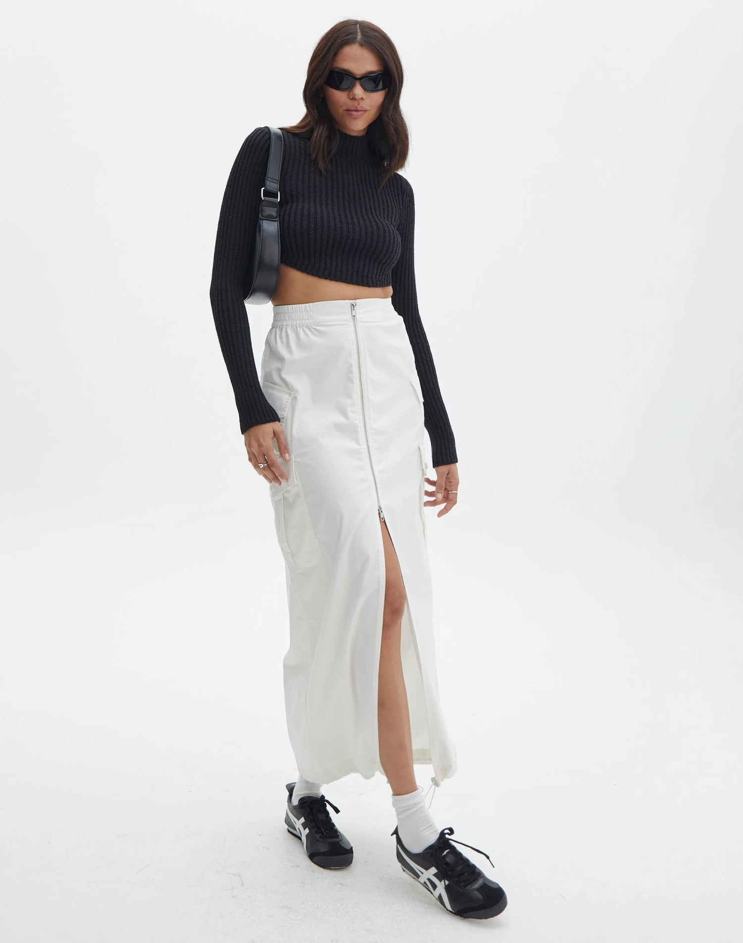 Ribbed Knit Button Side Maxi Skirt 16 Ribbed Knit Button Side Maxi Skirt - Image 14