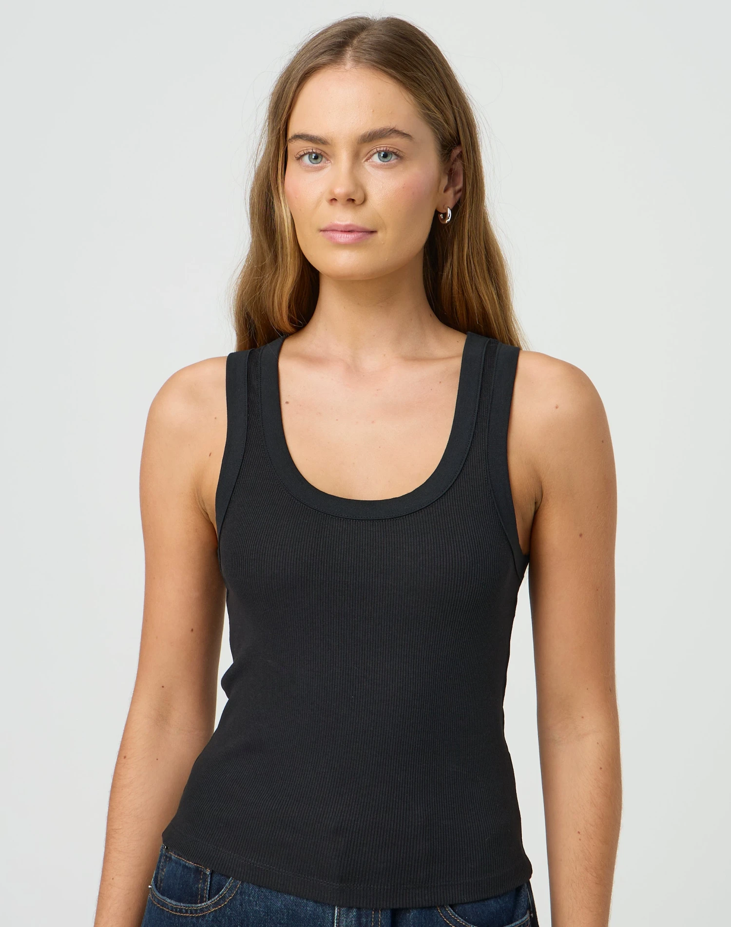 Ribbed Thick Strap Tank 3 Ribbed Thick Strap Tank