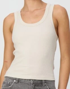 Ribbed Thick Strap Tank 35 Ribbed Thick Strap Tank -Outlet Glassons Store kleo thick bind tank take a shelfie imageback tv120861orib