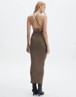 Cross Back Cut Out Knit Maxi Dress -Outlet Glassons Store knolly keyhole knit maxi soy marle back kd92768knt