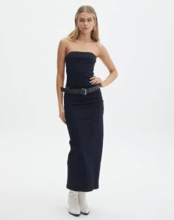 Active Longline Supersoft Unitard -Outlet Glassons Store ky strapless denim midi last rodeo indigo front dl122263den 1