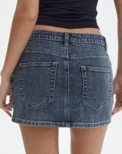 Ringspun Low Rise Denim Skirt 24 Ringspun Low Rise Denim Skirt -Outlet Glassons Store leni ringspun mini skirt ronnie ringspun back ss55069spu