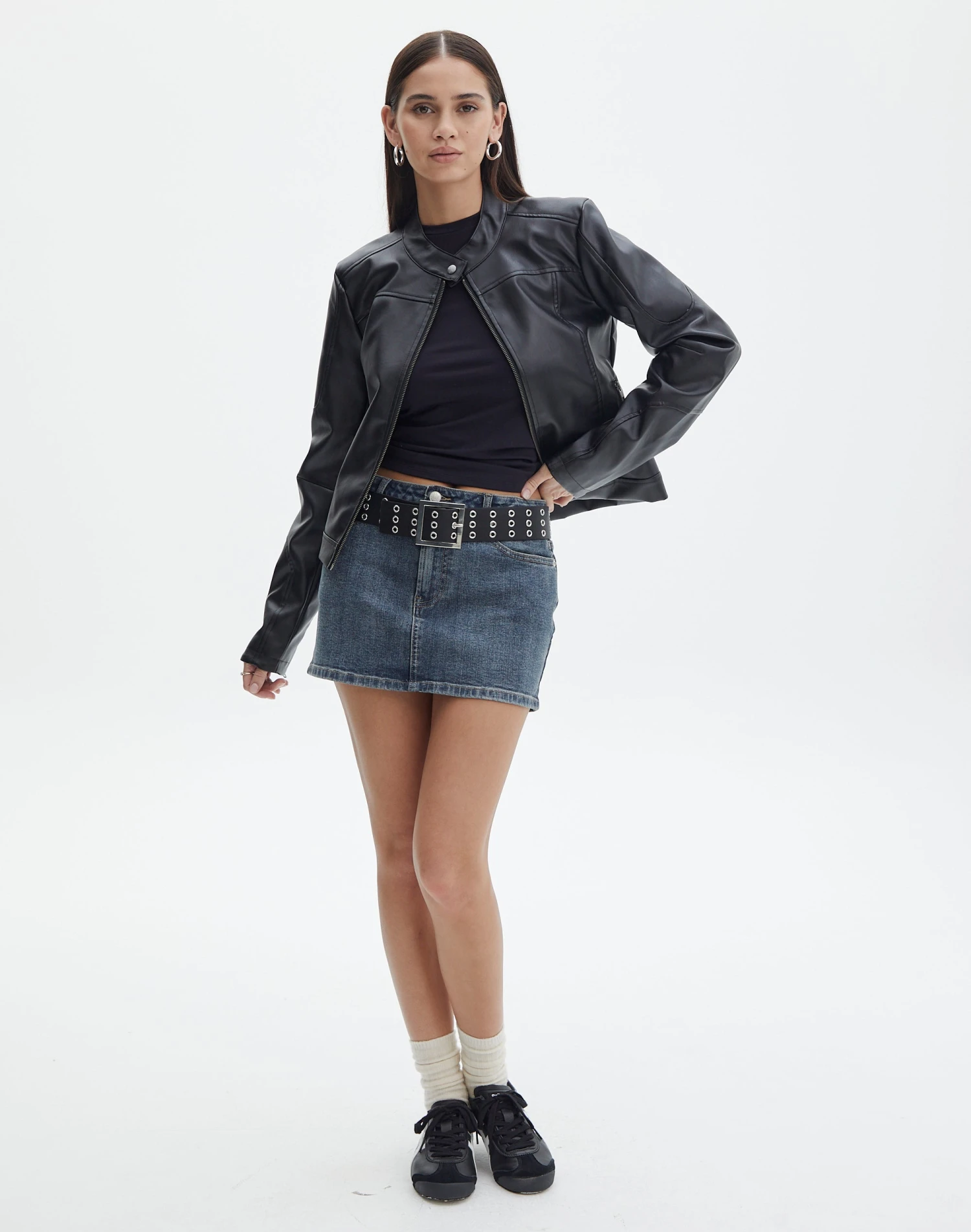 Ringspun Low Rise Denim Skirt 3 Ringspun Low Rise Denim Skirt