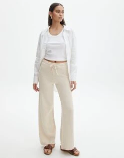 Knit Long Sleeve Cropped Cardigan 26 Knit Long Sleeve Cropped Cardigan -Outlet Glassons Store lesta loose knit pant shell phone front pw118853knt 1