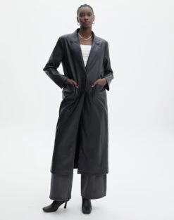 Lightweight Longline Puffer Vest 35 Lightweight Longline Puffer Vest -Outlet Glassons Store liberty long line coat black front cl124199pu 6