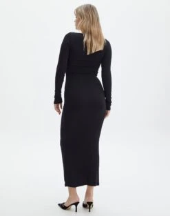 Luxe Lounge Modal Long Sleeve Maxi Dress 24 Luxe Lounge Modal Long Sleeve Maxi Dress -Outlet Glassons Store lili ls modal maxi dress black back dl103338mod