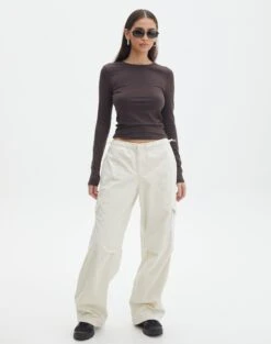 Supersoft Long Sleeve Top -Outlet Glassons Store limmy slinky longsleeve its soy cute full tl55301pch