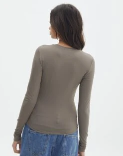 Supersoft Long Sleeve Top -Outlet Glassons Store limmy slinky longsleeve susan soil back tl55301pch