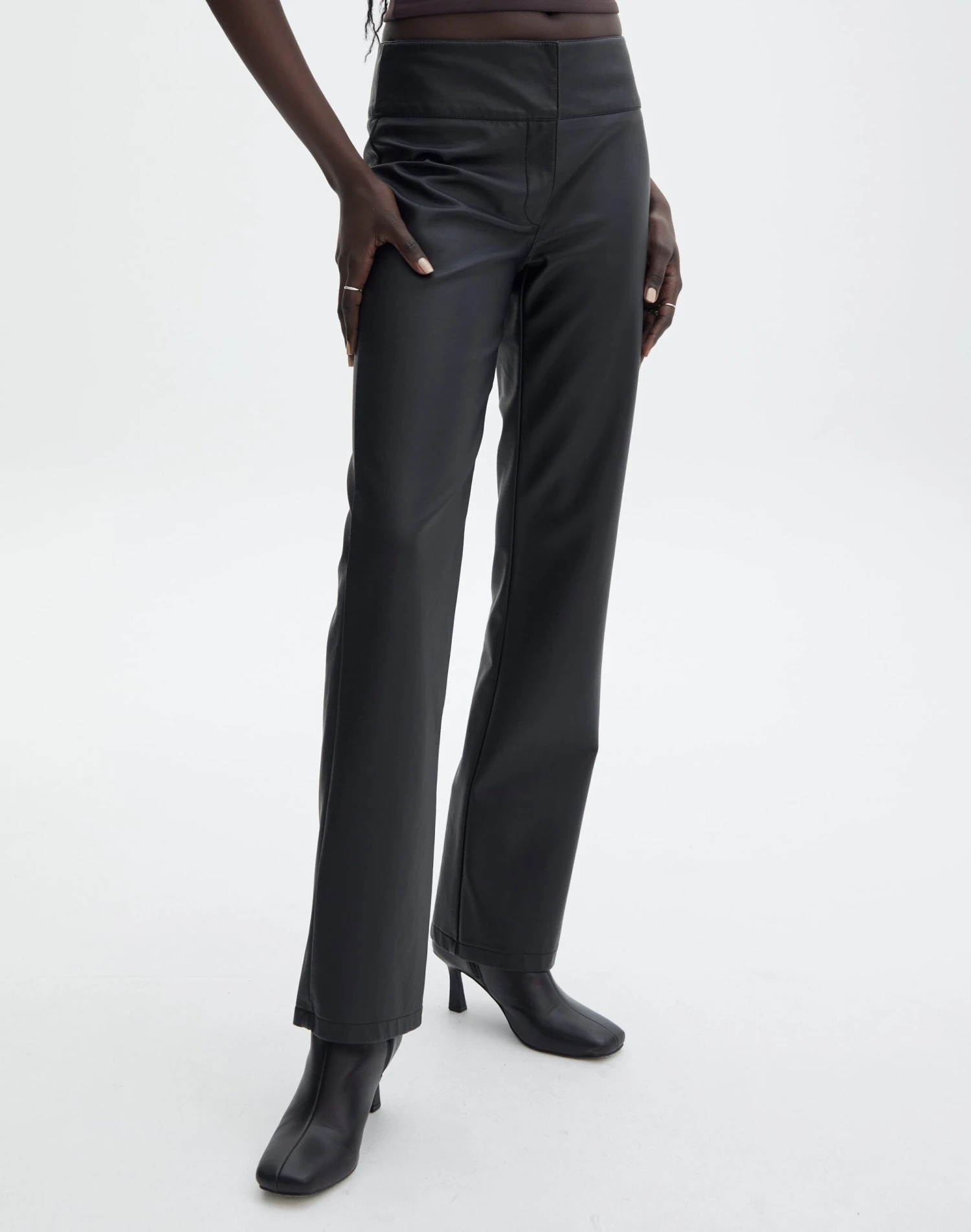 Faux Leather Low Rise Pant 4 Faux Leather Low Rise Pant - Image 2