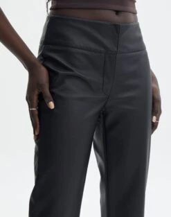 Faux Leather Low Rise Pant 25 Faux Leather Low Rise Pant -Outlet Glassons Store lolo low rise leather pant black imageback pw83861pu