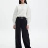 Mid Rise Relaxed Leg Pant 2 Mid Rise Relaxed Leg Pant -Outlet Glassons Store lorence tailored pant black front pw69506pln 9