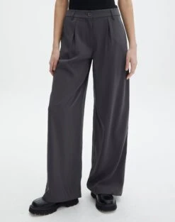 Mid Rise Relaxed Leg Pant 27 Mid Rise Relaxed Leg Pant -Outlet Glassons Store lorence tailored pant charcoal full pw69506pln