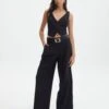 Mid Rise Wide Leg Pant 2 Mid Rise Wide Leg Pant -Outlet Glassons Store loretta wide leg pant black front pw51730pln