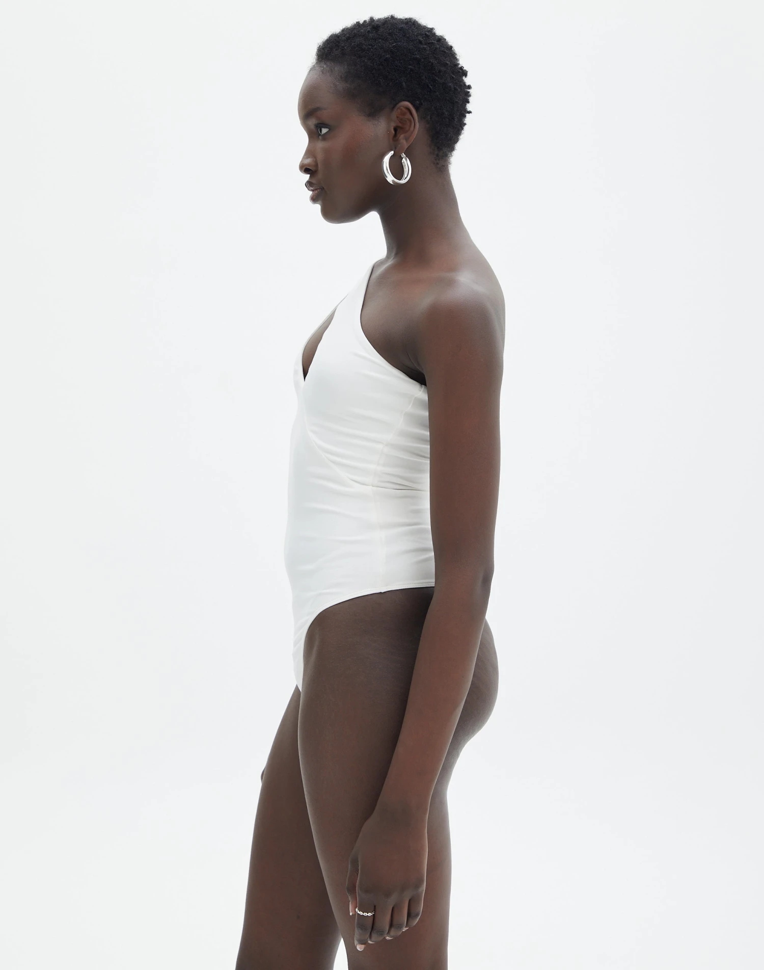 Supersoft One Shoulder Long Sleeve Cut Out Bodysuit 11 Supersoft One Shoulder Long Sleeve Cut Out Bodysuit - Image 9