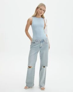 Supersoft High Neck Bodysuit -Outlet Glassons Store maria bodysuit blue bubble full tb93266pch