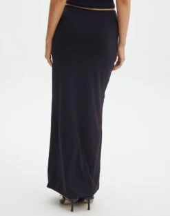 Supersoft Slim-Fit Maxi Skirt 24 Supersoft Slim-Fit Maxi Skirt -Outlet Glassons Store meg supersoft maxi skirt black back sl51179pln
