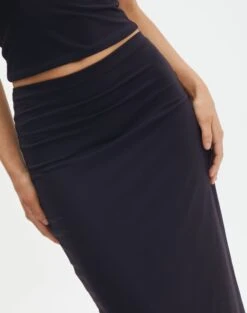 Supersoft Slim-Fit Maxi Skirt 25 Supersoft Slim-Fit Maxi Skirt -Outlet Glassons Store meg supersoft maxi skirt black imageback sl51179pln