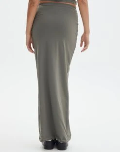 Supersoft Slim-Fit Maxi Skirt 34 Supersoft Slim-Fit Maxi Skirt -Outlet Glassons Store meg supersoft maxi skirt cypress back sl51179pln