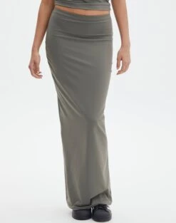 Supersoft Slim-Fit Maxi Skirt 33 Supersoft Slim-Fit Maxi Skirt -Outlet Glassons Store meg supersoft maxi skirt cypress full sl51179pln