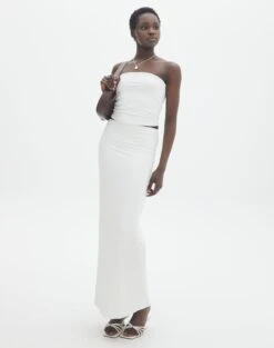 Supersoft Slim-Fit Maxi Skirt 27 Supersoft Slim-Fit Maxi Skirt -Outlet Glassons Store meg supersoft maxi skirt milk front sl51179pln