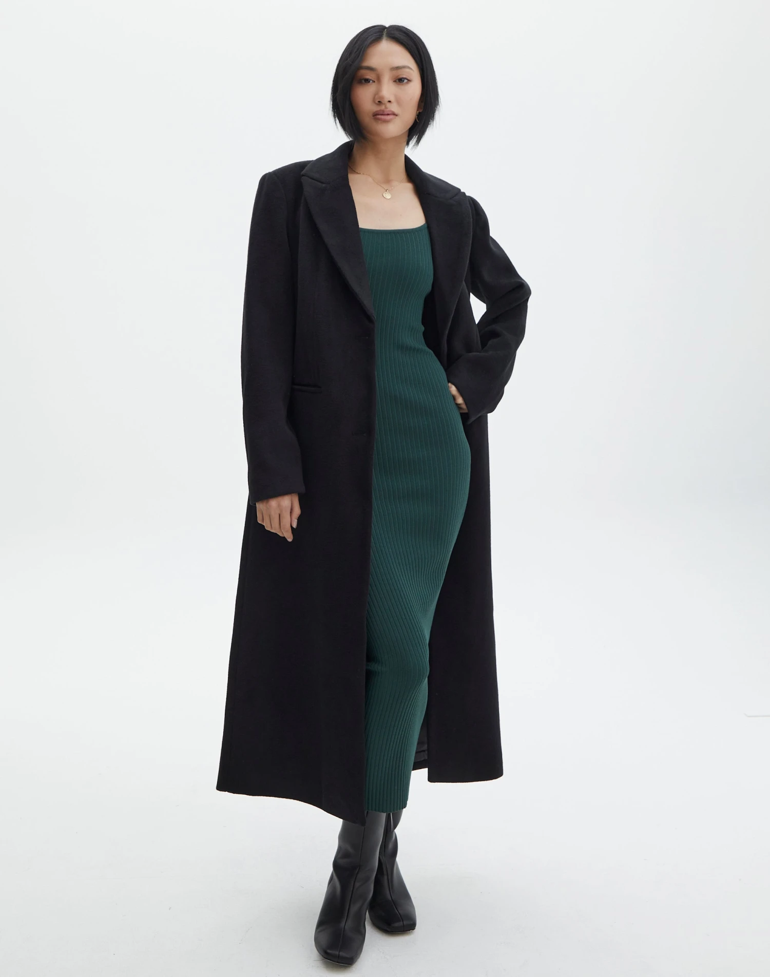 Knit Square Neck Maxi Dress 4 Knit Square Neck Maxi Dress - Image 2