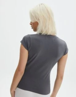 Printed Short Sleeve Top 24 Printed Short Sleeve Top -Outlet Glassons Store miley shortsleeve top 98 london shadow dancer back ts117313prt