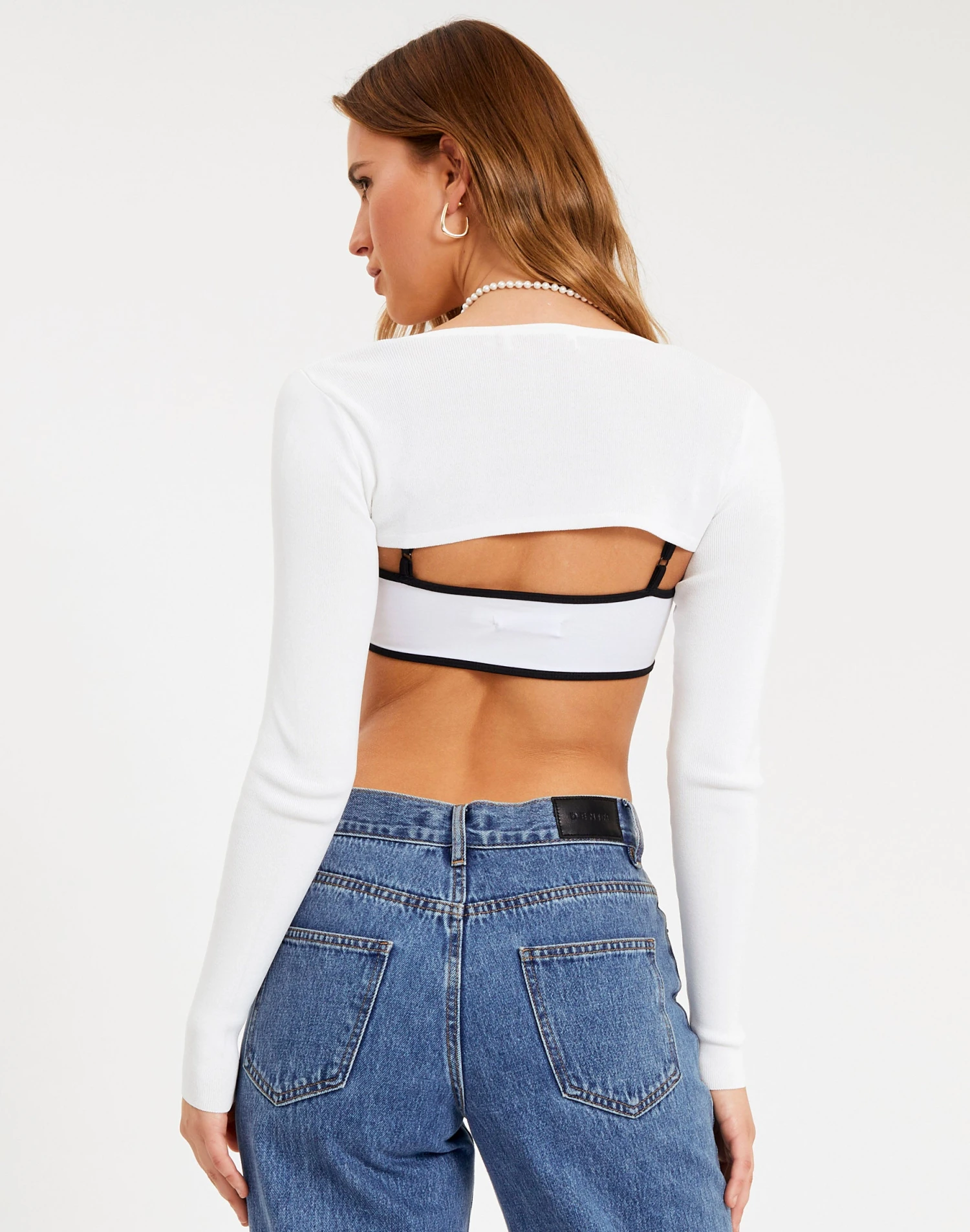 Knit Long Sleeve Shrug 5 Knit Long Sleeve Shrug - Image 3