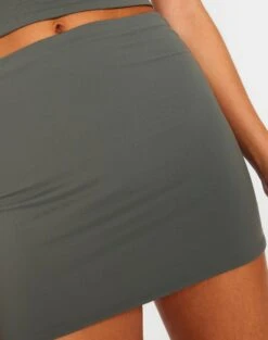 Supersoft Mini Skirt -Outlet Glassons Store minka supersoft mini skirt cypress imageback ss54706pln