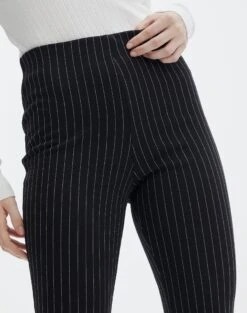 High Rise Pinstripe Flare Ponte Pant -Outlet Glassons Store minogue super flare ponte pants black pinstripe imageback pw52146stp