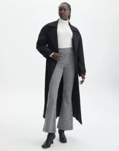 Print Cowl Neck Maxi Dress -Outlet Glassons Store minogue super flare ponte pants seersucker gingham front pw52146ghm 3