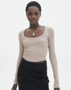 Mid Rise Split Flare Ponte Pant 34 Mid Rise Split Flare Ponte Pant -Outlet Glassons Store mylie wide rib scoop dusty mink front tl111290vis