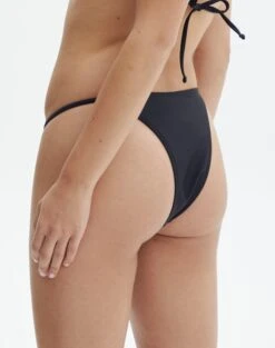 Mid Coverage Bikini Bottom -Outlet Glassons Store naomi side strap black back ga128386rpln