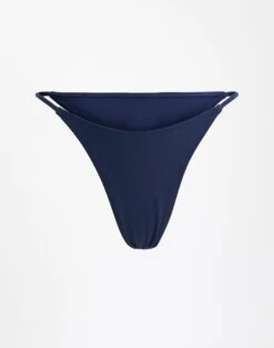 Mid Coverage Bikini Bottom -Outlet Glassons Store naomi side strap blue ribbon detail ga128386rpln