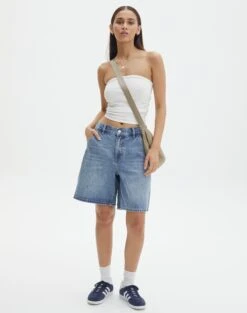 Supersoft Backless Tank Top 41 Supersoft Backless Tank Top -Outlet Glassons Store nate longline denim short riley vintage wash front sw127903rdnm 1